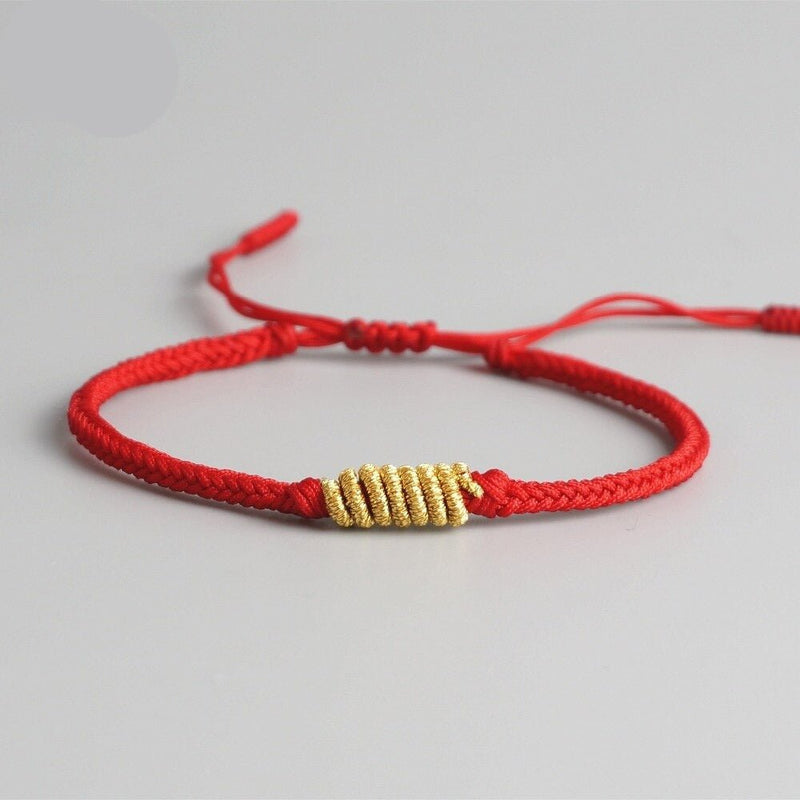 www.Nuroco.com - 3PCS/ Set Handmade Tibetan Buddhist Good Luck Charm Tibetan  Bracelets 16-22cm*